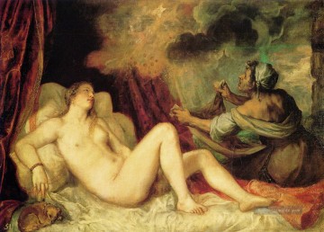 Danae 1553 Nacktheit Tizians Ölgemälde